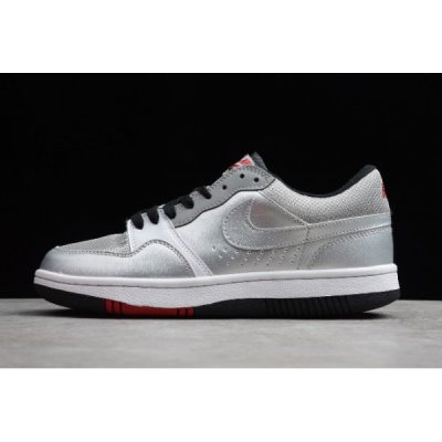 Nike Erkek Court Force Low Basic Metal Gümüş Kaykay Ayakkabı Türkiye - ZM5HBA35